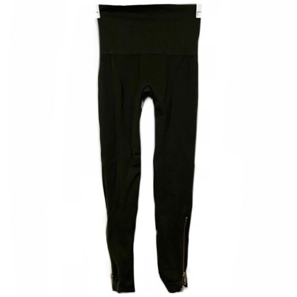 Spanx Grey Green High Rise Shapewear Leggings